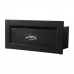 Caixa Correio techinox carta Luxo linear preta fosca 30 cm profundidade