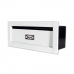 Caixa Correio techinox carta Luxo linear branca fosca 17 cm profundidade pintura de alta resistência