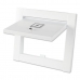 Visor Luz energia linear hat branco fosco Top Design Moderno Inovador