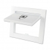 visor de gás em branco fosco linear hat
