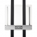 Caixa De Correio Grade Vertical branco Fosco Tarja Inox Top moderna