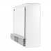 Caixa De Correio Grade Vertical branco Fosco Tarja Inox Top moderna