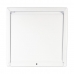 Caixa De Correio Grade Vertical branco Fosco Tarja Inox Top moderna
