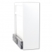 Caixa De Correio Grade horizontal branco Fosco Tarja Inox moderna