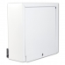 Caixa De Correio Grade horizontal branco Fosco Tarja Inox moderna
