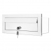 Caixa Correio Inox com fechadura chave abertura Frontal 