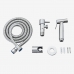 Kit Ducha Higiênica chuveirinho 100% inox 304 escovado 1/4 de volta