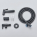 Kit Ducha Higiênica chuveirinho preto fosco 100% inox 304 techinox