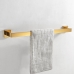 Kit Acessórios Banheiro Aço Inox 304 dourado Brilhante 4 Pç