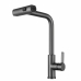  torneira de cozinha gourmet cascata preto onix