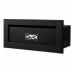 Caixa De Correio linear inox jornal preto fosco 20 cm profundidade